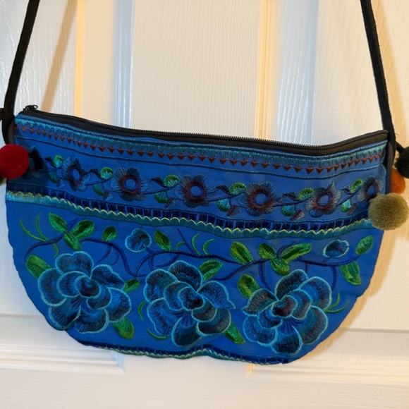 Handbags - Unique embroidered cross body bag